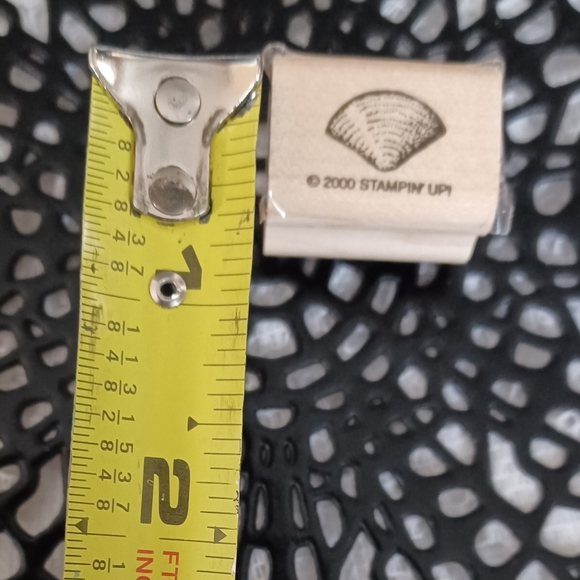 VINTAGE 2000 STAMPIN' UP!  "STIPPLE SHELLS" 3 OF 6 SET - Picture 7 of 7